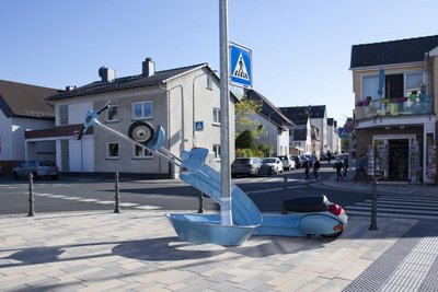 Vespa azzurro chiaro