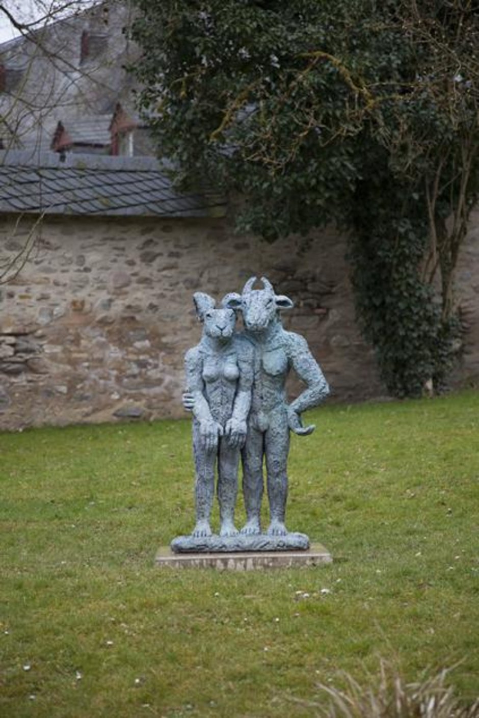 Standing Minotaur & Lady Hare