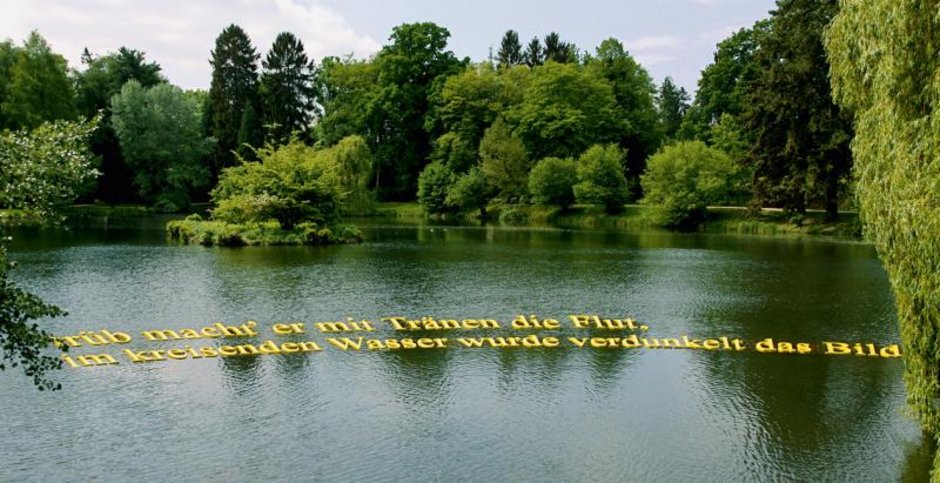 Textfragment aus den Metamorphosen von Ovid "Echo und Narcissus"